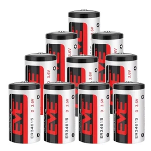 10x Batería Li-ion No Recargable 3.6V ER34615 19000mAh Sin Enchufe Nueva - Imagen 1 de 5