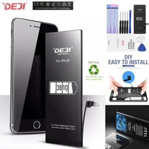 DEJI OEM Replacement Internal Battery for Apple iPhone X 8 7 6 6s Plus+Tool Kits - Picture 1 of 37