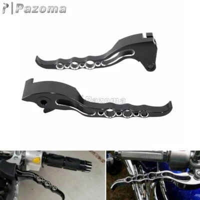 Kit de 2 palancas de mano de palanca de embrague de freno negras para Suzuki Boulevard M109R 2006-2017 Foto 1 de 4