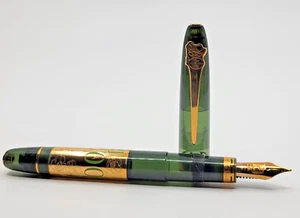 Omas Perrier Jouet 200 Anniversary Edition Fountain Pen 94/1000 18K Gold Nib M - Picture 1 of 18