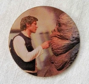 Star Wars Trilogy Limited Edition Tazo 1996 no. 136 Jabba the Hutt & Han Solo - Picture 1 of 2