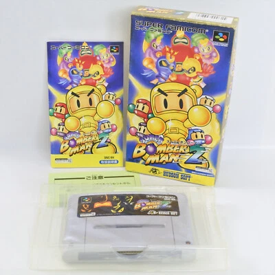 SUPER BOMBERMAN 2 Super Famicom Nintendo 2828 sf - Image 1 of 4