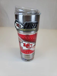 Kansas City Chiefs "PRO" 32 oz Stainless Steel Tumbler Cup Vacuum Insulated - Picture 1 of 11