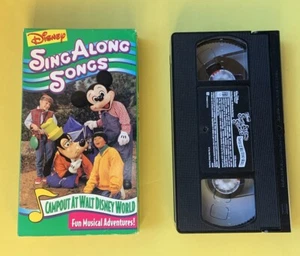 VHS Tape Tested Disney Sing Along Songs Campout At Walt Disney World Fun Musical - Imagen 1 de 9