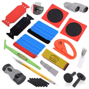 18in1 Auto Window Tint Car Vinyl Wrap Installation Tool Kit Squeegee Blade Tools - Picture 1 of 10
