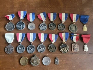 Médailles de compétition CISC-AUA Jeux Olympiques Juniors 1960-70, Argent-Bronze - Photo 1/8