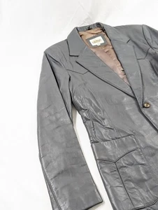 Vintage Herren Silton California Leder Sport Mantel Blazer Jacke Gr. 40 grau  - Bild 1 von 9