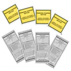Official Looking Hilarious Novelty Parking Tickets x4