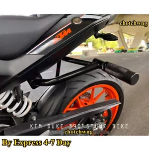 For KTM DUKE390 Subcage Motorcycle Bike Stunt Part Steel Black Guard Powder coat - Picture 1 of 6