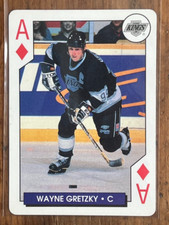 1995-96 NHL Hockey Aces Bicycle Wayne Gretzky #A-Diamonds Ace Of Diamonds
