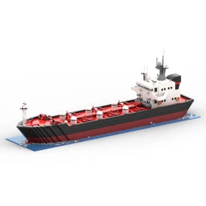 MOC-77991 Oil Tanker Model Modular with Fully Interieur and 3 Tanks 4662 Pieces - Picture 1 of 5