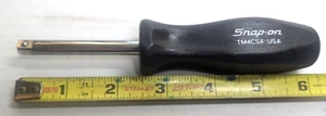 NEW SNAP ON TOOLS TM4CSA 1/4 DR STANDARD SHANK BLACK HANDLE DRIVER EXTENSION USA - Picture 1 of 6