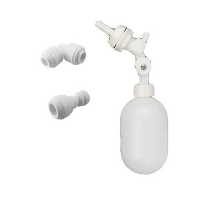 Tubo Ro de 3/8 y 1/4 pulgadas usado válvula de flotador de plástico interruptor de flotador de bola de apagado Foto 1 de 4