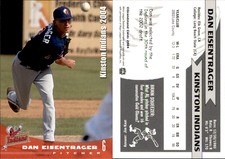 Dan Eisentrager 2004 Grandstand Kinston Indians #NNO Card *AutographDen*