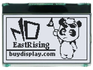 3.3V 2.8"/128x64 COG Graphic LCD Module w/Metal Pin,Tutorial, High Contrast - Picture 1 of 6