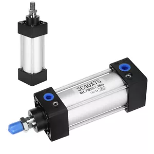 Air Pneumatic Cylinder Double Acting SC40 Standard Componets SC40x75 CAR - Picture 1 of 12