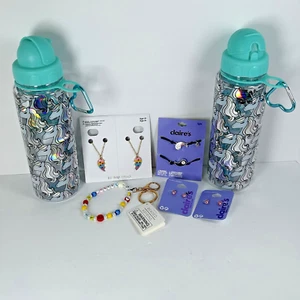 Menge 7 Beste Freundin Schwester Freunde Geschenkset Wasserflasche Halskette Armband Neu mit Etikett - Bild 1 von 13