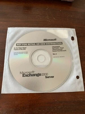 Microsoft Exchange 2000 Server CD and Product Key - Image 1 of 2