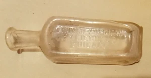 Antique Franco-American Hygienic Co. Chicago,Il. Toilet Requisites Glass Bottle - Picture 1 of 6