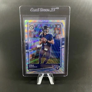 2020 Panini Optic Cole McDonald #148 Premium Silver Wave Prizm /199 RC QB Titans - Bild 1 von 2