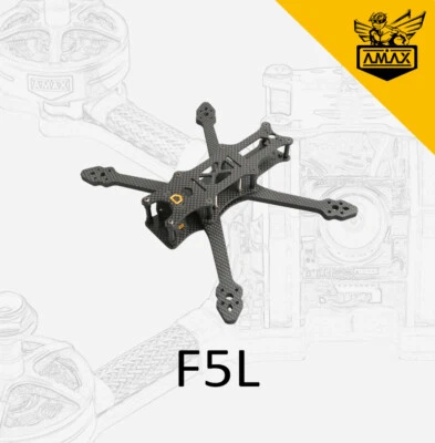 F5L 5'' Carbon Frame HD Vista FPV Freestyle Long Range Race Quad Drone AMAX - Bild 1 von 3
