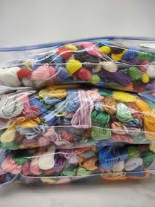 Lot 460+ Embroidery Floss Skeins Cross Stitch Thread DMC Coats Lily Six Strand - Picture 1 of 14