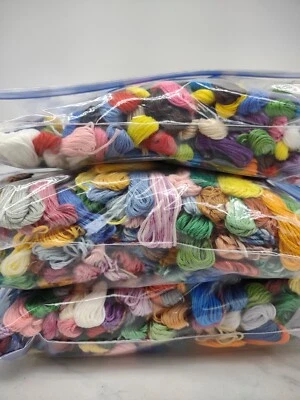 Lot 460+ Embroidery Floss Skeins Cross Stitch Thread DMC Coats Lily Six Strand - Image 1 of 4
