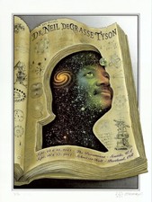 MINT & SIGNED EMEK Neil DeGrasse Tyson Seattle Portland A/P PEARL Poster 17/20