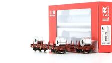 Rivarossi HR6478 Set 2 Wagons Rhmms-X Ex Rgmms for Transportation Coils With