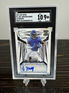 2023 Leaf Metal Jonathan Mingo #BA-JM4 Rookie Auto RC White Kaleidoscope 3/3