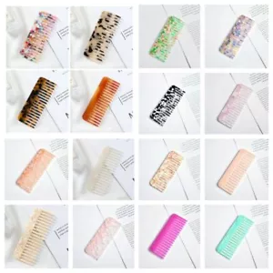 Anti-static Acetate Hair Combs Traveling Colorful Hairdressing Comb Women - Picture 1 of 28