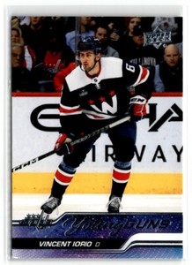 2023-24 Upper Deck Series 1 Young Guns Vincent Iorio #224 Washington Capitals