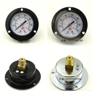 "Medidor de presión de aire 0-140 PSI 50 mm montaje axial facial con borde G1/4" - Imagen 1 de 13