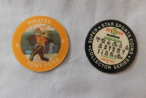 Tony Pena Pittsburgh Pirates - 1984 7-11  Sports Coins Disc East Region - Picture 1 of 1