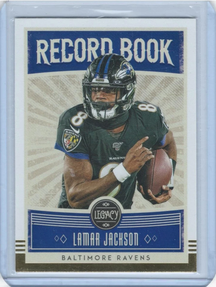 Lamar Jackson 2020 Panini Legacy #RB-LJ Record Book Baltimore Ravens - Image 1 of 1