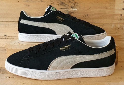 Puma Suede Classic Low Trainers UK10 US11 EU44.5 374915 01 Black White