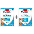 Bob Martin Clear Flea Removal and Wormer Tablets Spot On for Cats and Dogs