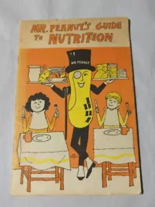 1970 VINTAGE PLANTER’S MR. PEANUT'S GUIDE TO NUTRITION BOOKLET EVELYN SPINDLER - Picture 1 of 3