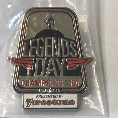 Indy 500 Legends Day Champions Of The 500 5 26 2018 Firestone Pin. ~RA1~ - Image 1 of 4