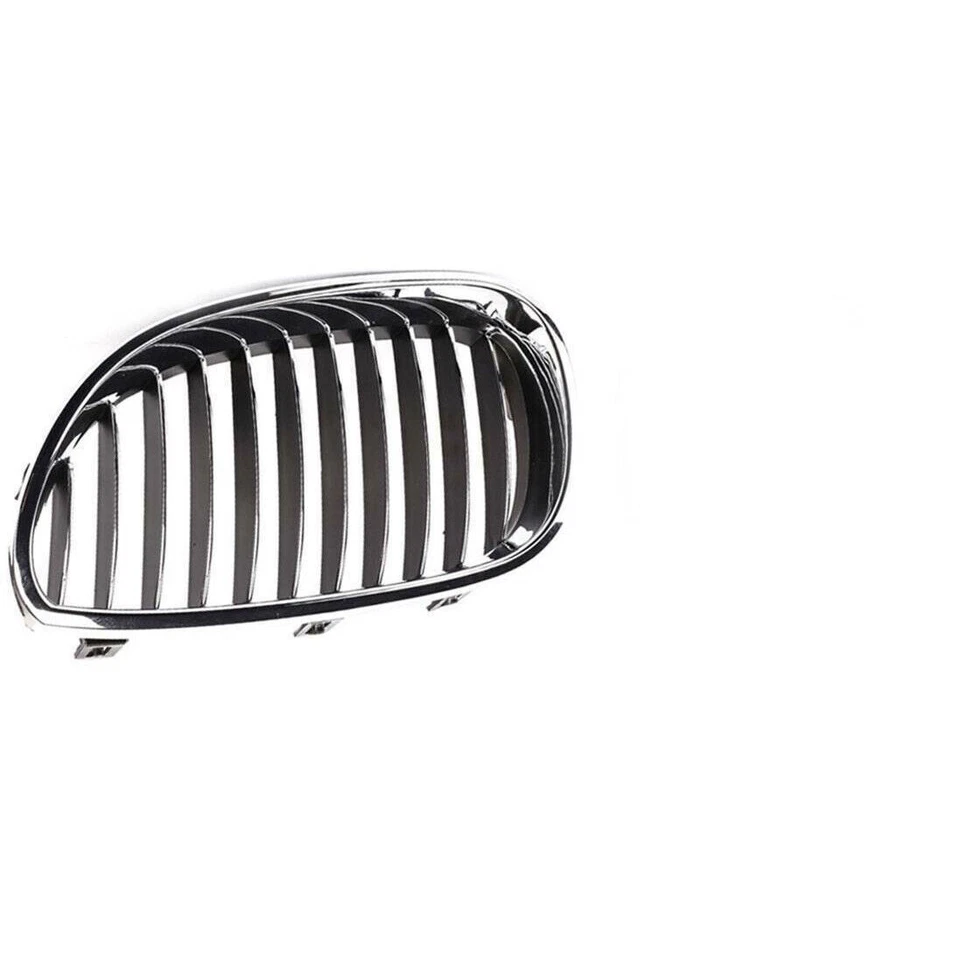 Front Silver Center Grille Right 51137065702 For 2002-2009 BMW 5 Series E60 - Image 1 of 1