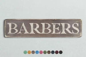 FRISEUR Vintage Stil Holzschild. Shabby Chic Retro Wohngeschenk - Bild 1 von 3