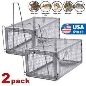 Live Humane Cage Trap for Squirrel Chipmunk Rat Mice Rodent Animal Catcher - Picture 1 of 22