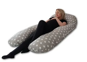 Stillkissen Lagerungskissen XXL140 cm inkl.Bezug Seitenschläferkissen NEU Baby - Bild 1 von 21