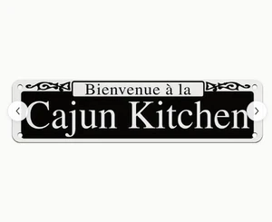LOUISIANA Cajun Kitchen Metal Sign - Picture 1 of 3