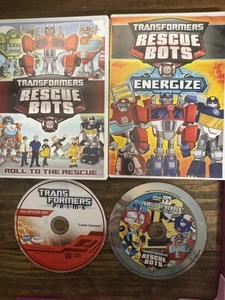 Transformers Rescue Bots: Energize & Roll To The Rescue Plus Two Bonus DVDs - Picture 1 of 1