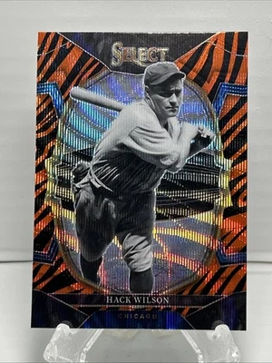2023 Panini Select - Concourse Hack Wilson #42 Tiger Prizm - Image 1 of 2