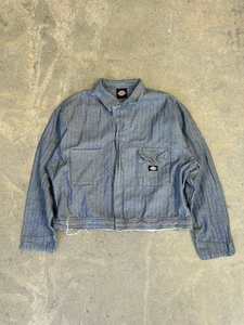 Vintage Dickies Detroit Style Cropped Workwear Jacket Grey Men’s Size Small USA - Picture 1 of 6