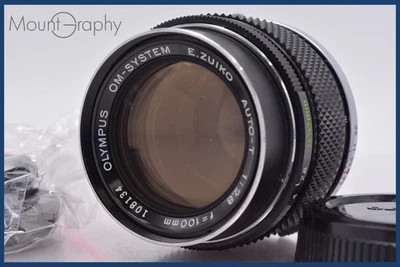 【EXC+++】 SISTEMA OM OLYMPUS E.ZUIKO AUTO-T 100mm F2.8 con tapa y filtro #am1676 Foto 1 de 4