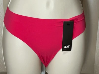 DKNY Tanga Ropa Interior M Ropa Lite Corte Láser Panty Rosa 1 Par Mujer DK5026 Foto 1 de 4