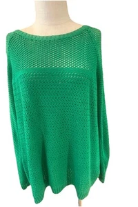 Michael Kors Pullover Damen Größe XL Grün Offen Strick Langarm Pulli - Bild 1 von 7